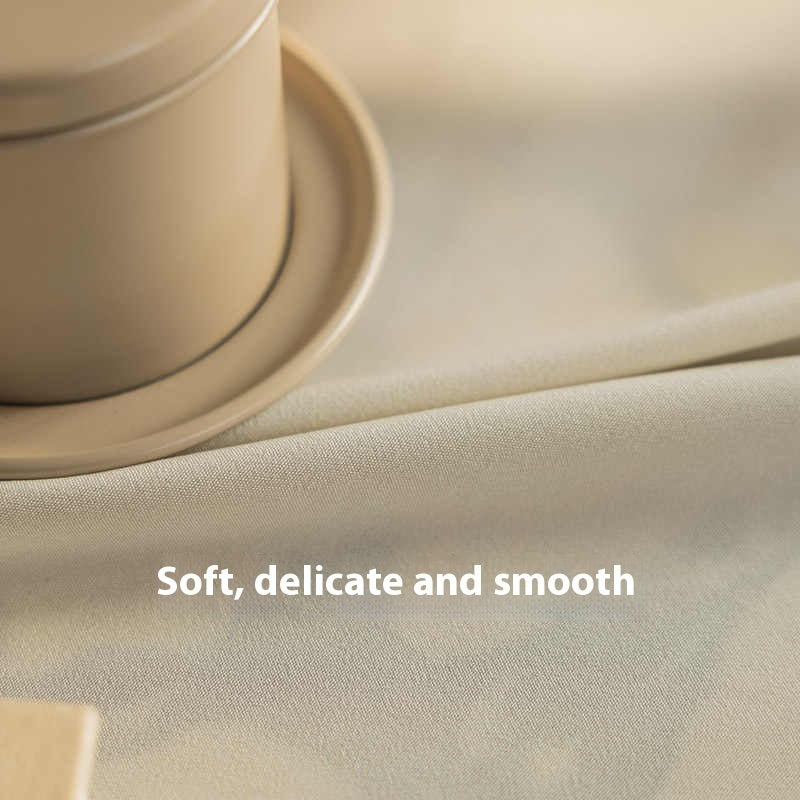 Yarn Simple Modern Solid Color Transparent Linen Mesh Curtains